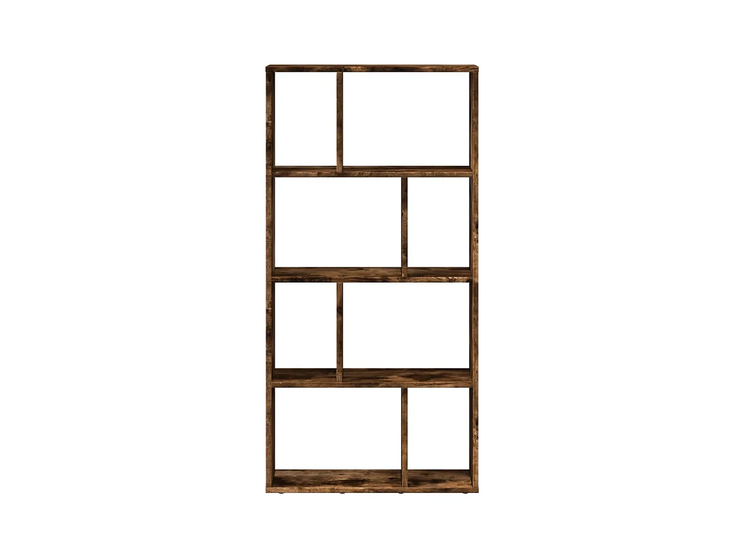 Bibliothèque chêne fumé 60x20x120 cm bois d'ingénierie