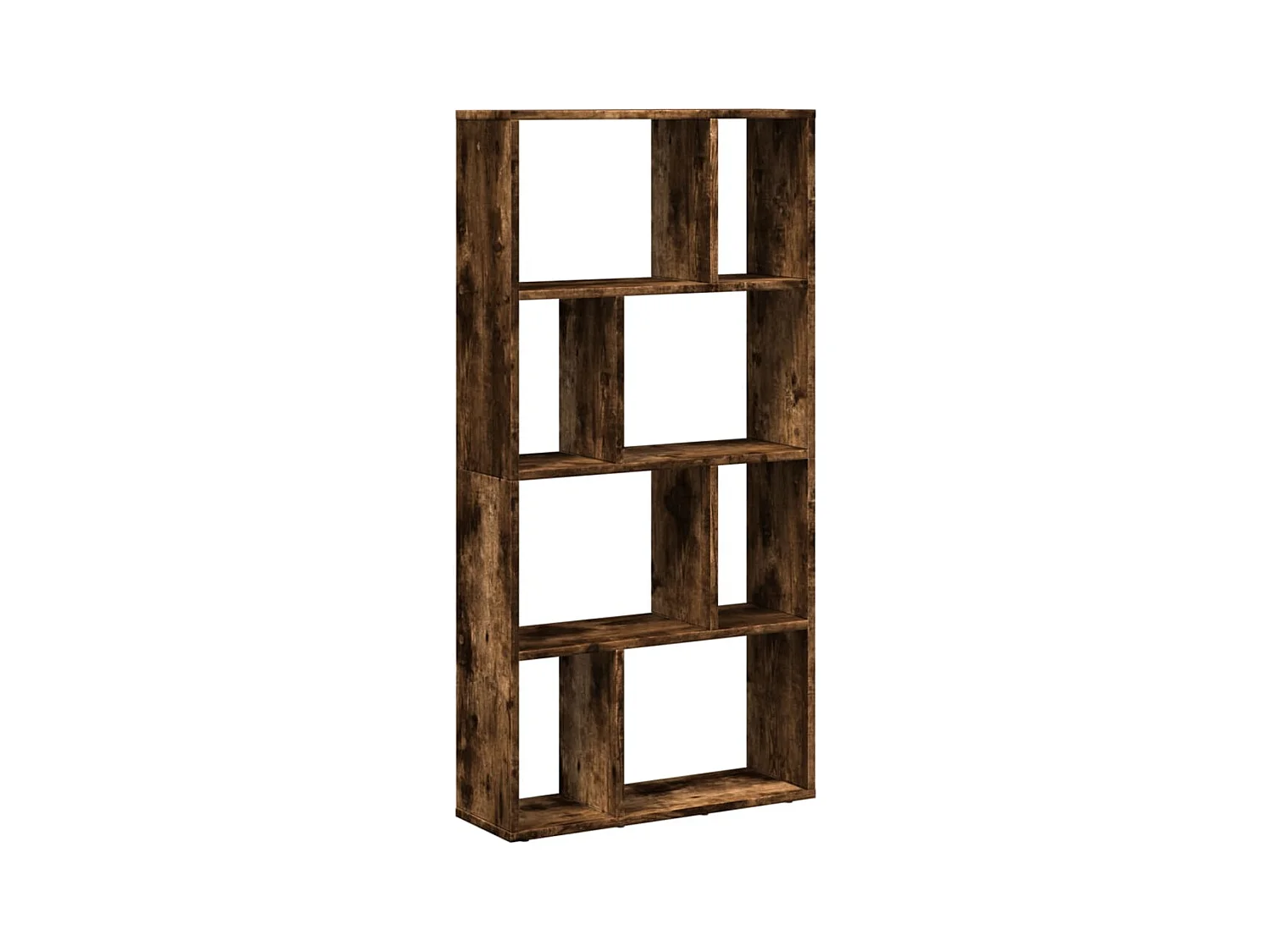 Bibliothèque chêne fumé 60x20x120 cm bois d'ingénierie