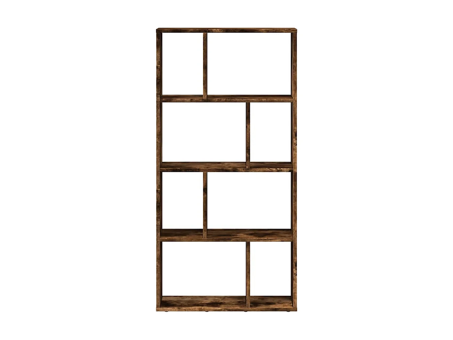 Bibliothèque chêne fumé 60x20x120,5 cm bois d'ingénierie