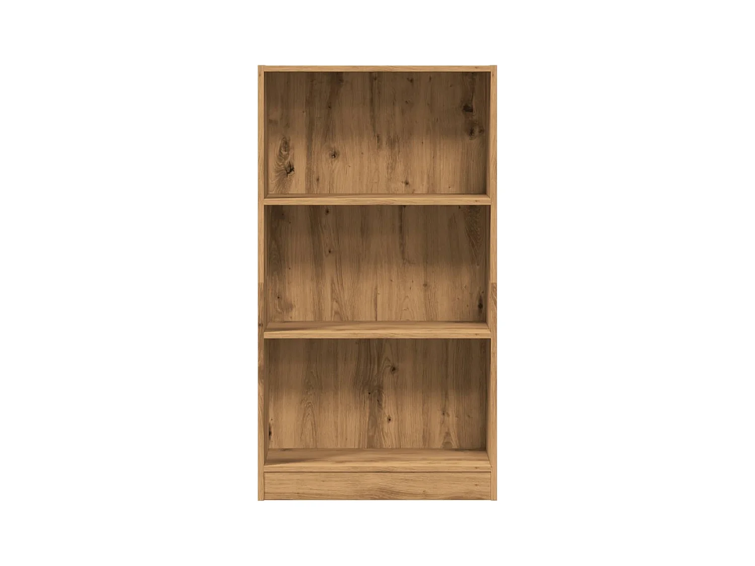 Bibliothèque chêne artisanal 60x24x109 cm bois d'ingénierie