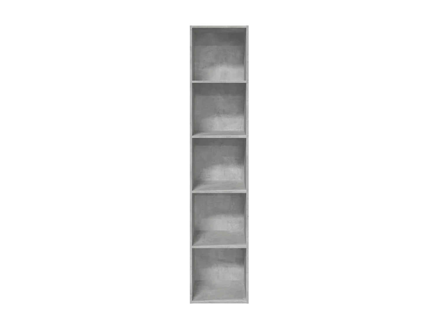 Boekenkast 40x30x189 cm bewerkt hout betongrijs