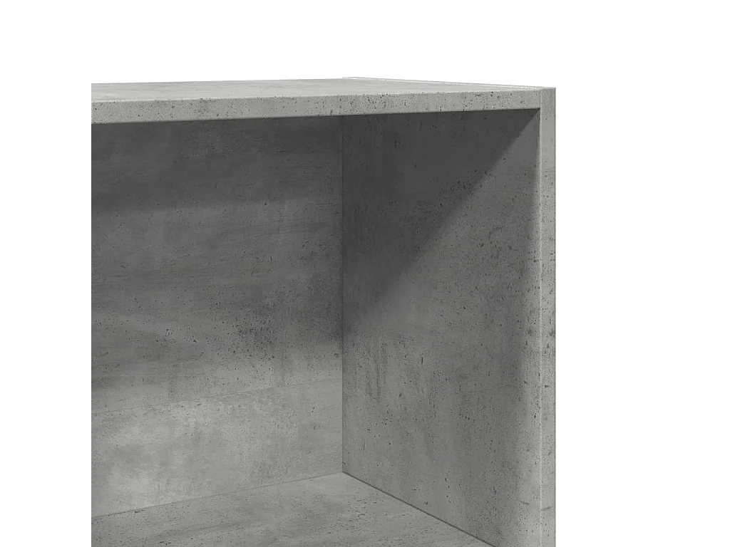 Boekenkast 40x30x189 cm bewerkt hout betongrijs