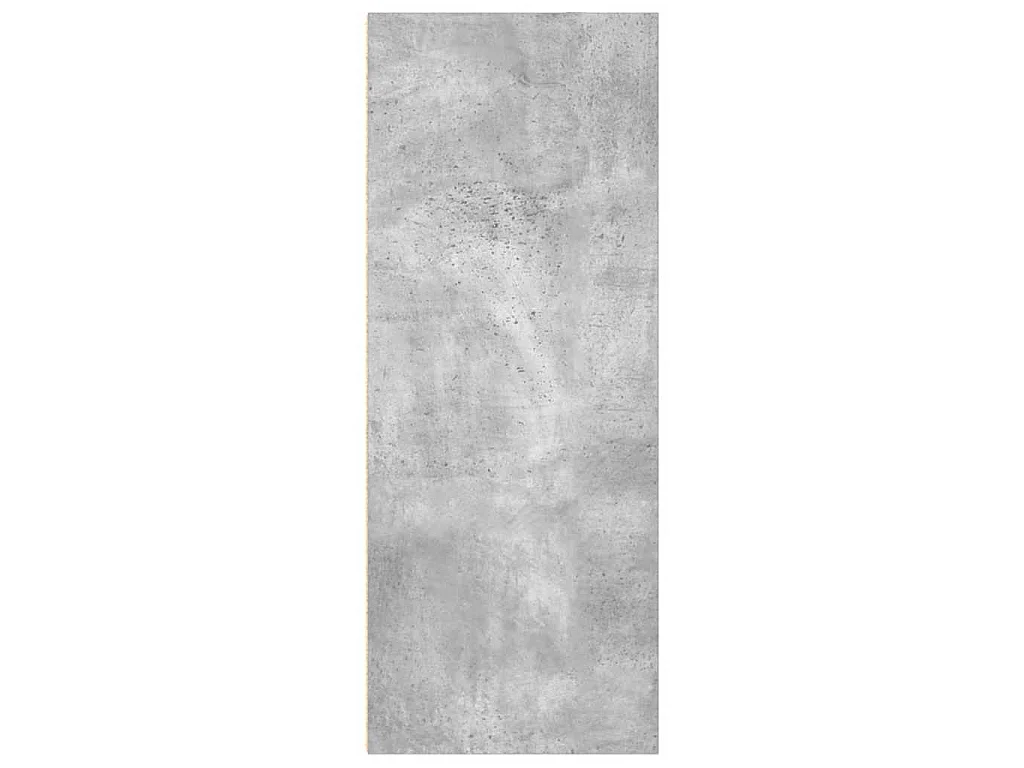 Bibliothèque à 2 niveaux gris béton bois d'ingénierie