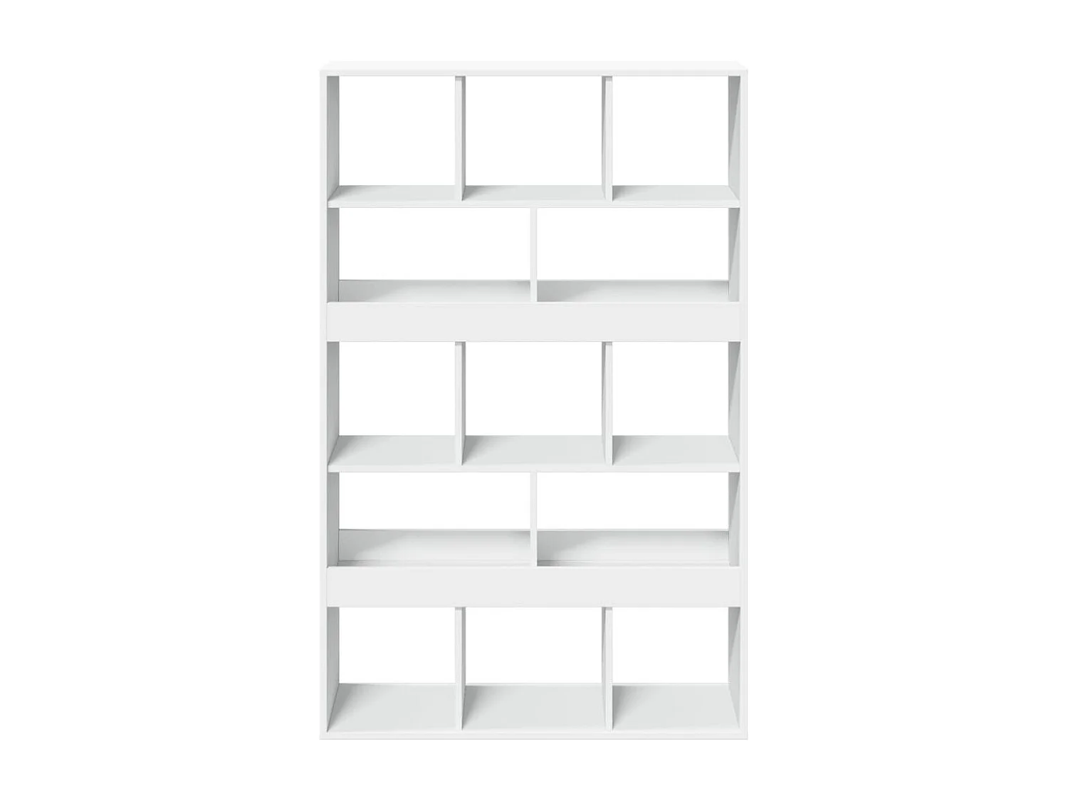 Bücherregal Weiß 100x33x156,5 cm Holzwerkstoff