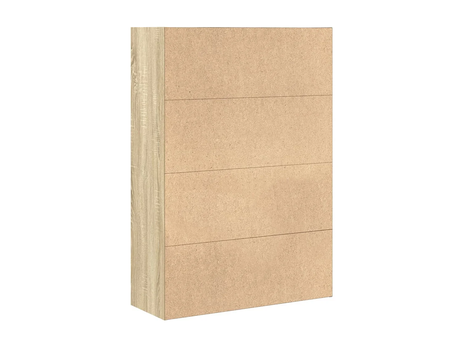 Bücherregal Sonoma-Eiche 80x30x114 cm Holzwerkstoff