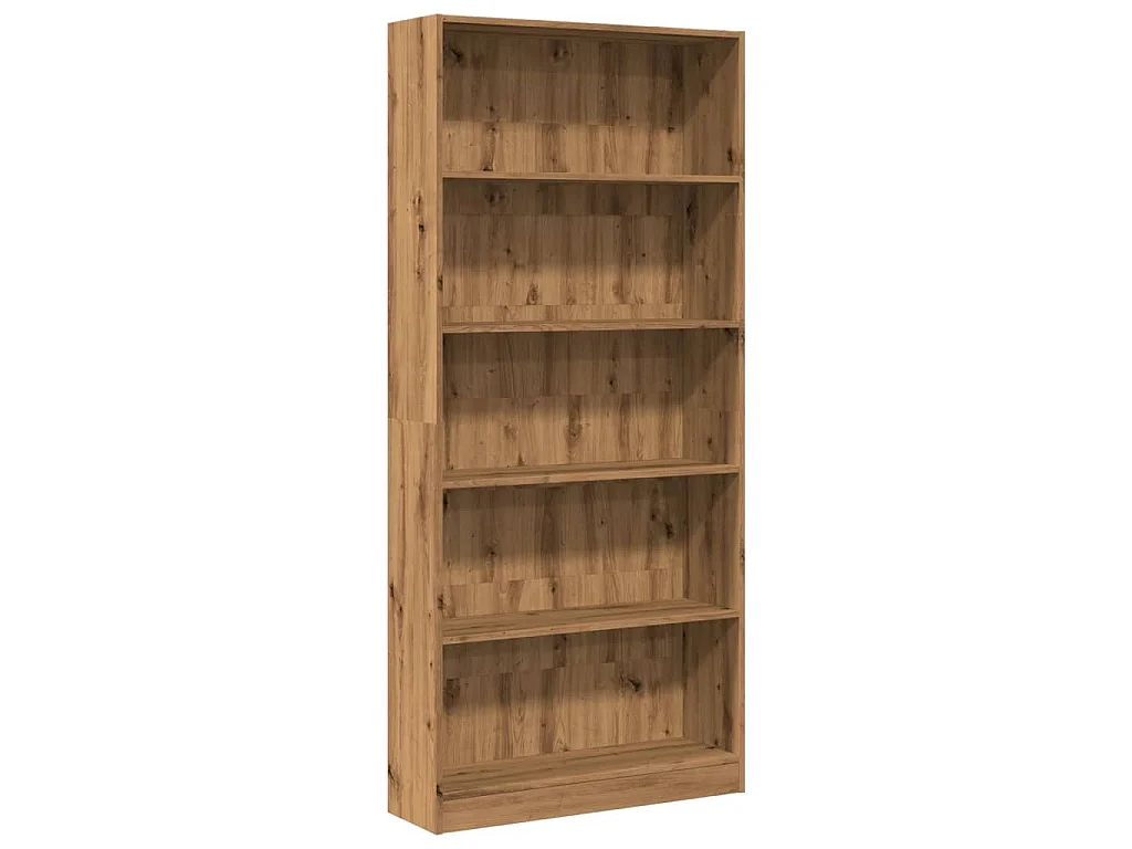 Bücherregal Artisan-Eiche 80x24x176 cm Holzwerkstoff