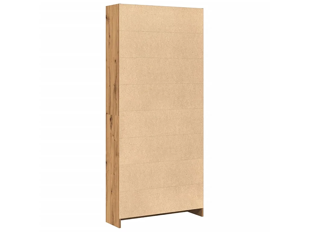 Bücherregal Artisan-Eiche 80x24x176 cm Holzwerkstoff