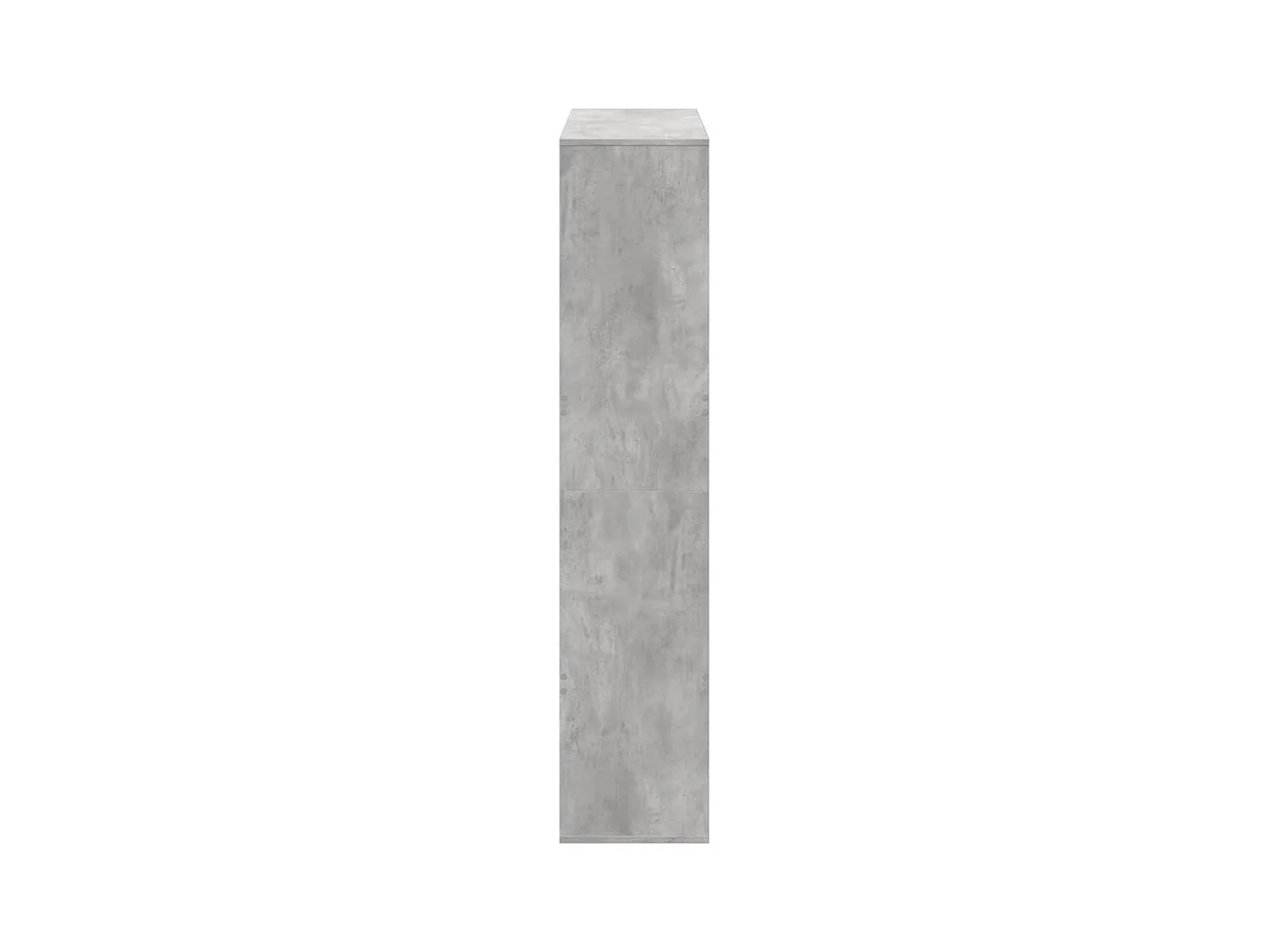 Bibliothèque gris béton 100x33x156,5 cm bois d'ingénierie
