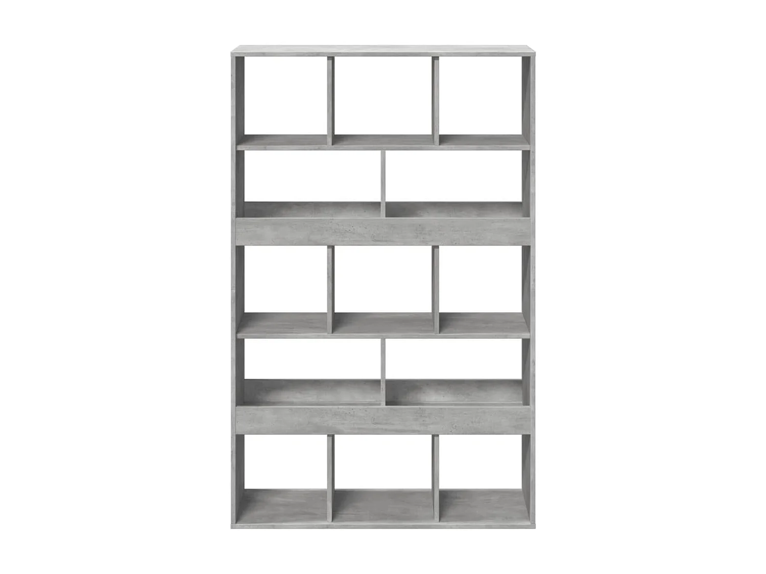 Bücherregal Betongrau 100x33x156,5 cm Holzwerkstoff