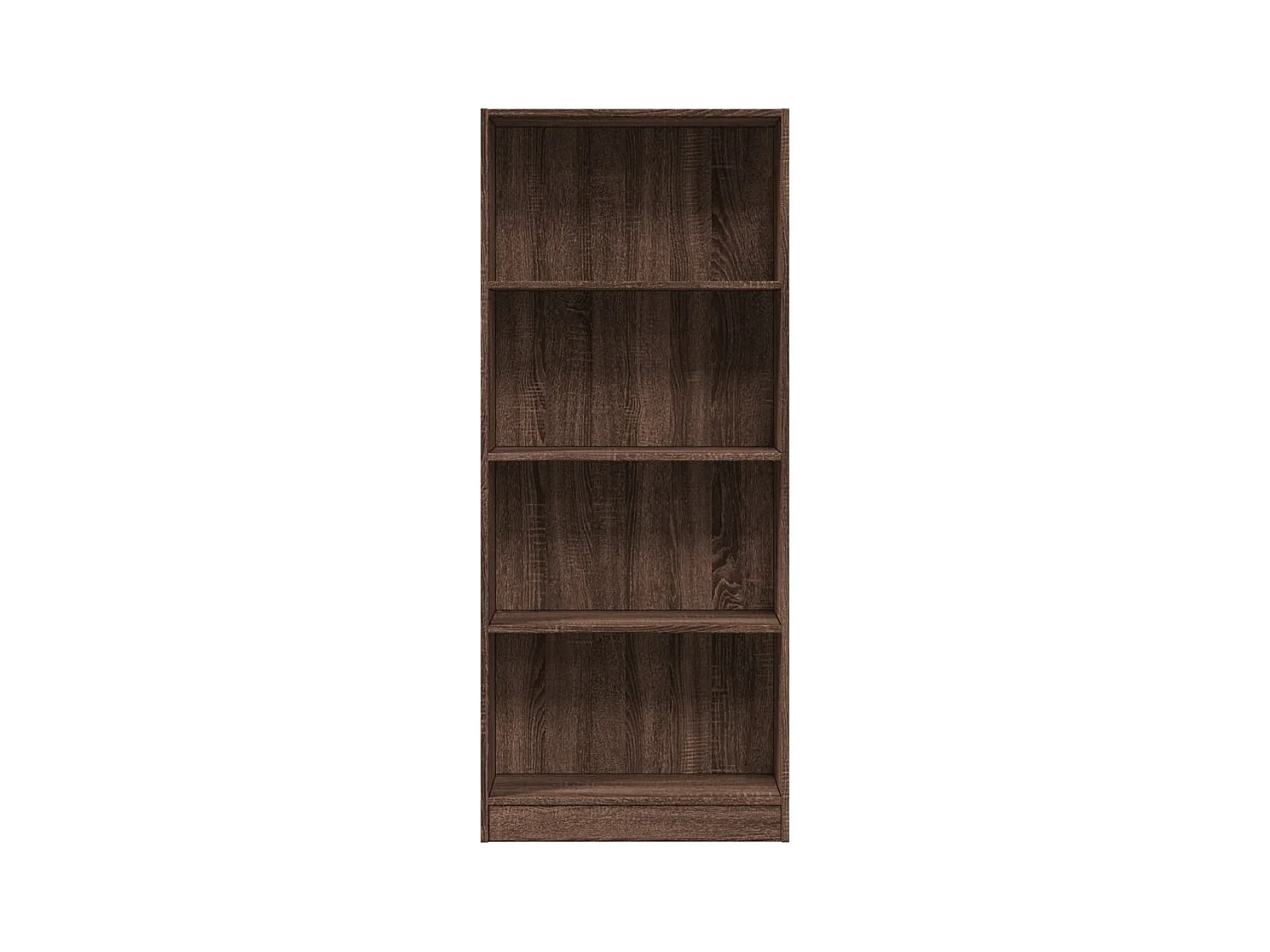 Bibliothèque chêne marron 60x24x143 cm bois d'ingénierie