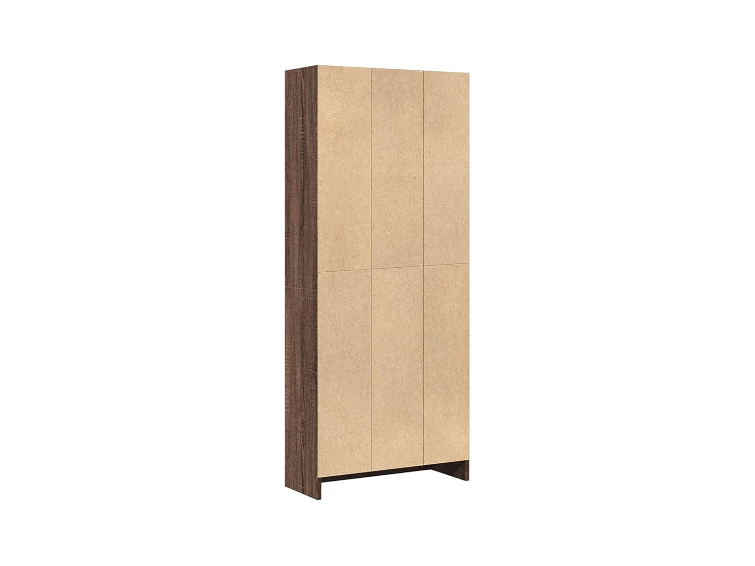 Bibliothèque chêne marron 60x24x143 cm bois d'ingénierie