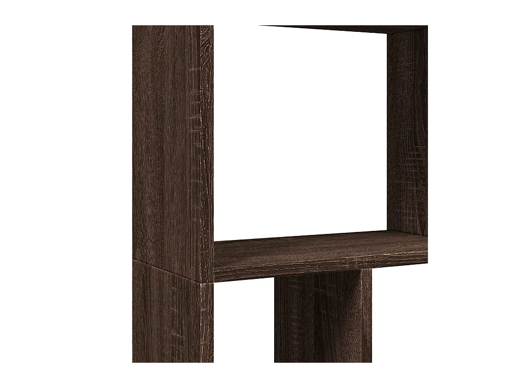 Bücherregal Braun Eichen-Optik 60x20x120 cm Holzwerkstoff