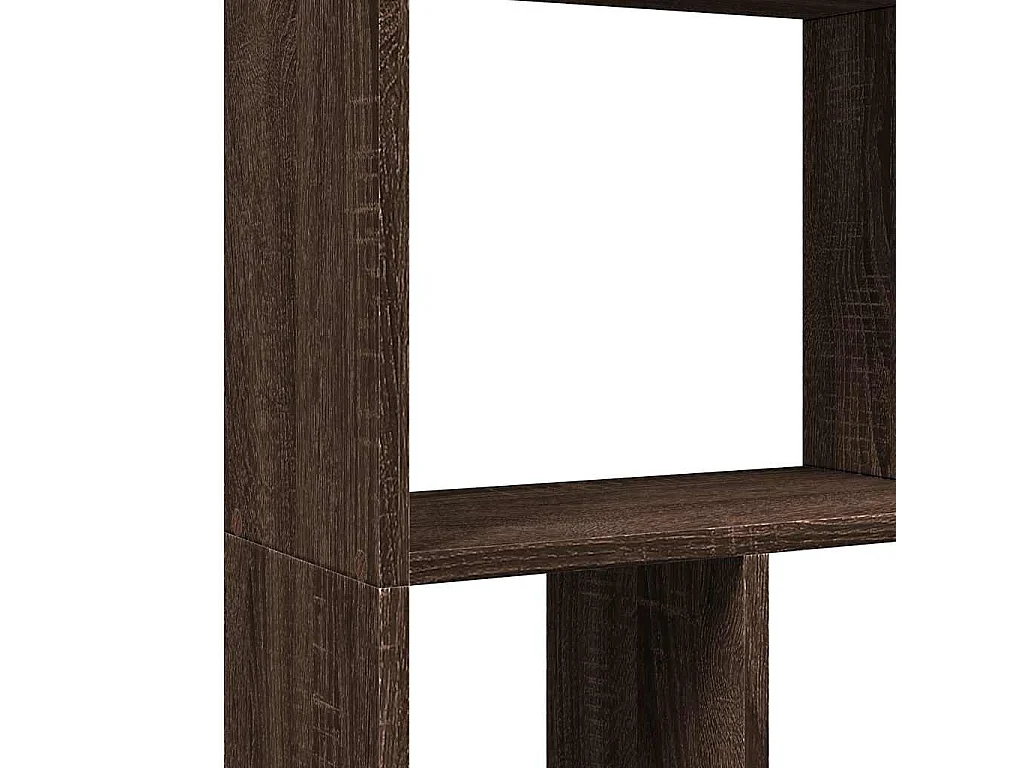 Libreria Rovere Marrone 60x20x120,5 cm in Truciolato