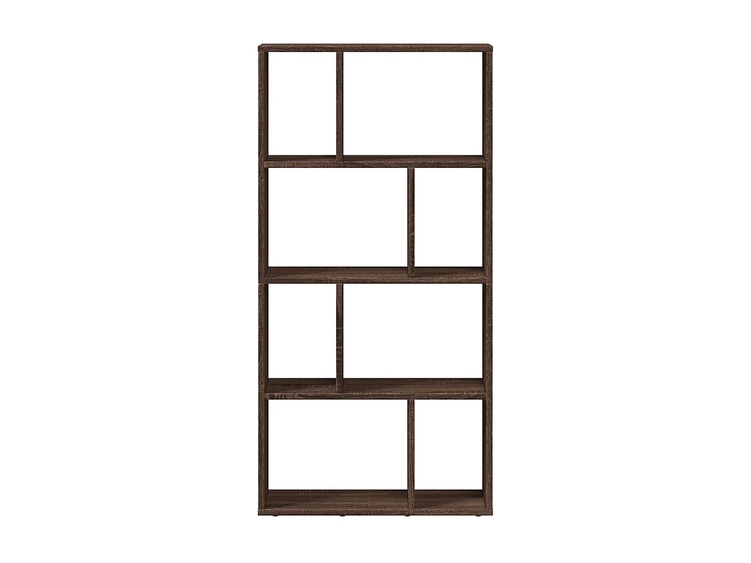 Bücherregal Braun Eichen-Optik 60x20x120,5 cm Holzwerkstoff
