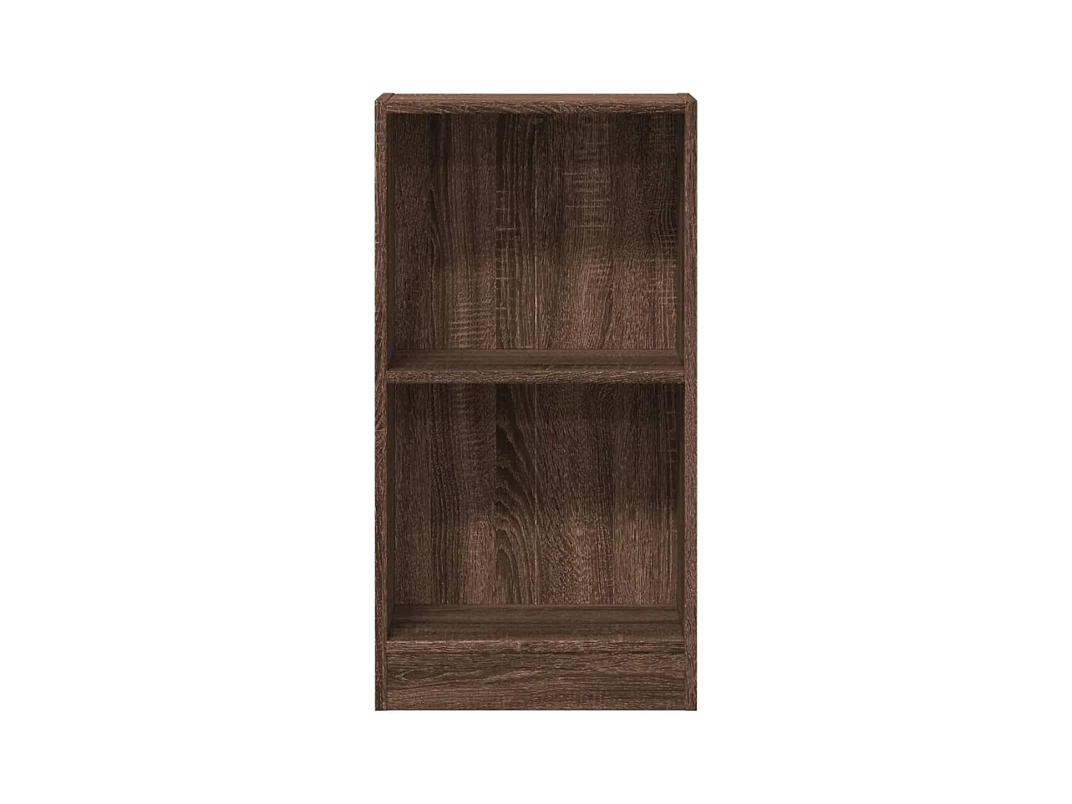 Bibliothèque chêne marron 40x24x76 cm bois d'ingénierie