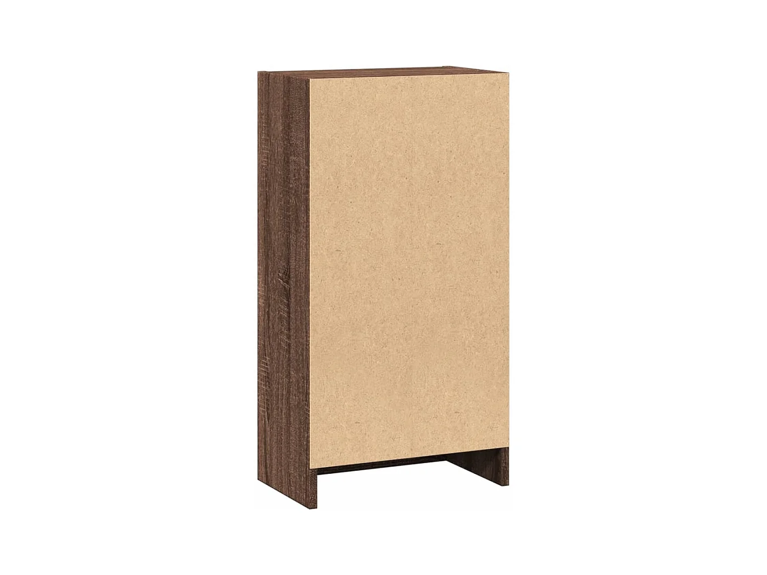 Bibliothèque chêne marron 40x24x76 cm bois d'ingénierie
