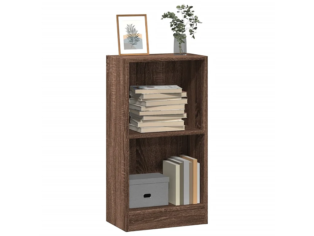 Libreria Rovere Marrone 40x24x76 cm in Legno Multistrato