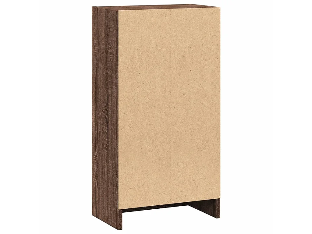 Libreria Rovere Marrone 40x24x76 cm in Legno Multistrato