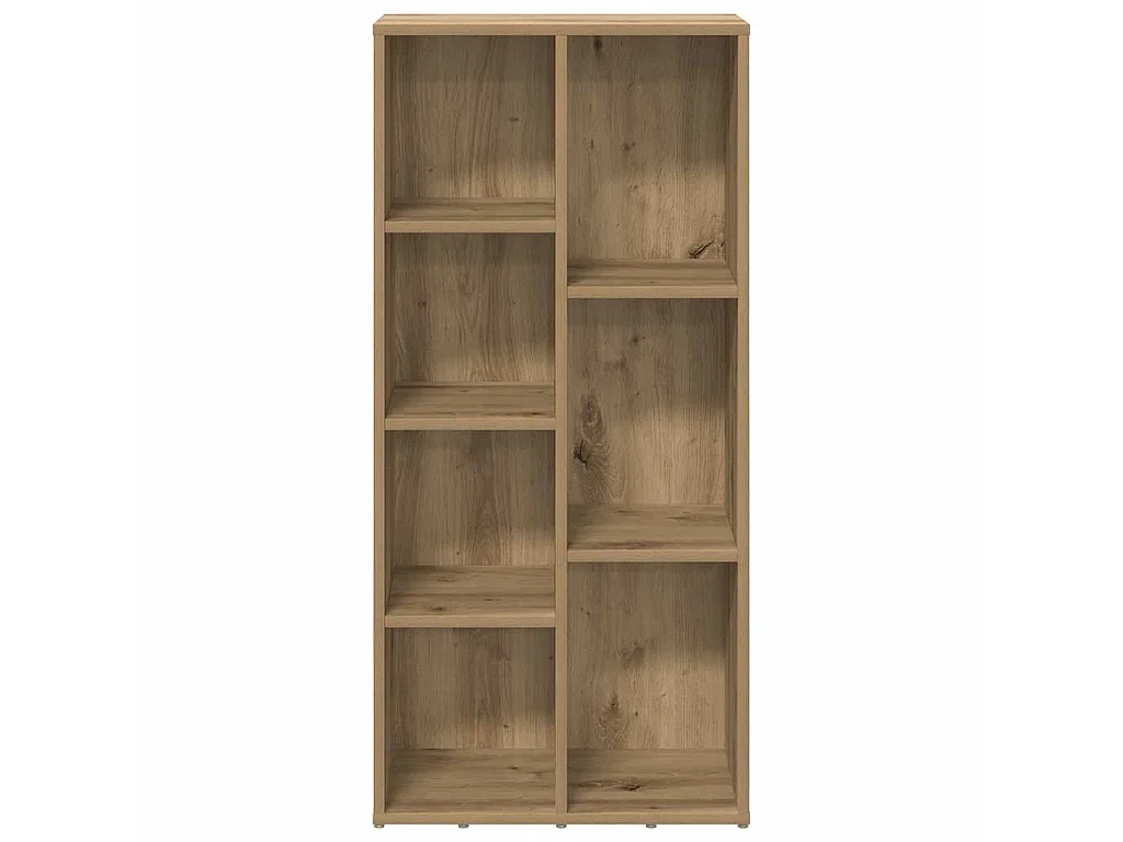 Bibliothèque chêne artisanal 50x25x104 cm