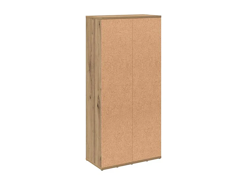 Bibliothèque chêne artisanal 50x25x104 cm