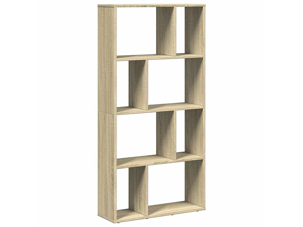 Bibliothèque chêne sonoma 60x20x120,5 cm bois d'ingénierie
