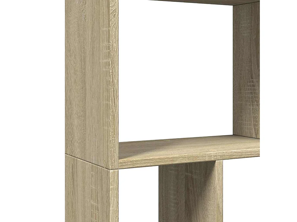 Bibliothèque chêne sonoma 60x20x120,5 cm bois d'ingénierie