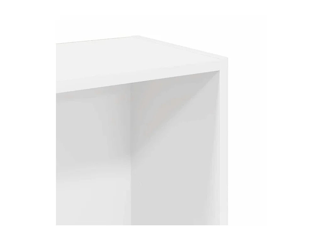 Bibliothèque blanc 80x24x109 cm bois d'ingénierie