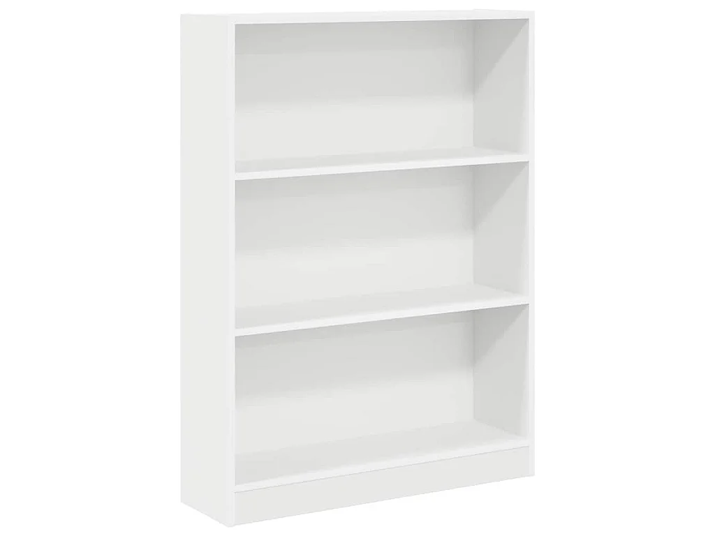 Libreria Bianca 80x24x109 cm in Legno Multistrato