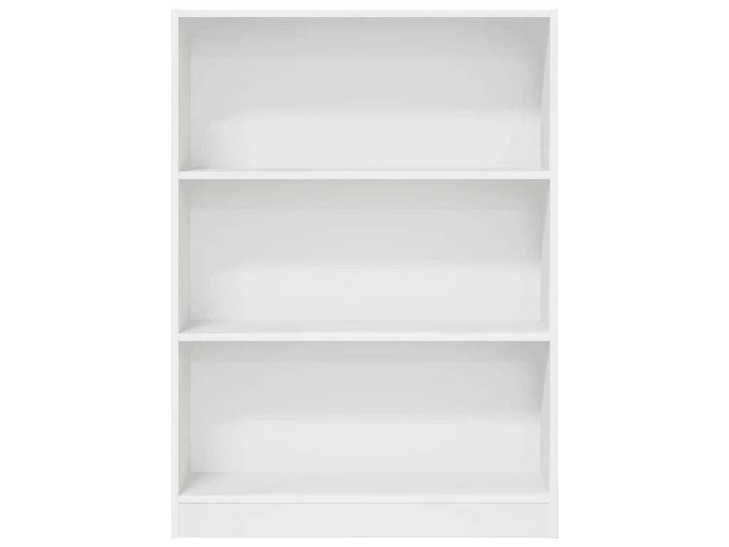 Libreria Bianca 80x24x109 cm in Legno Multistrato