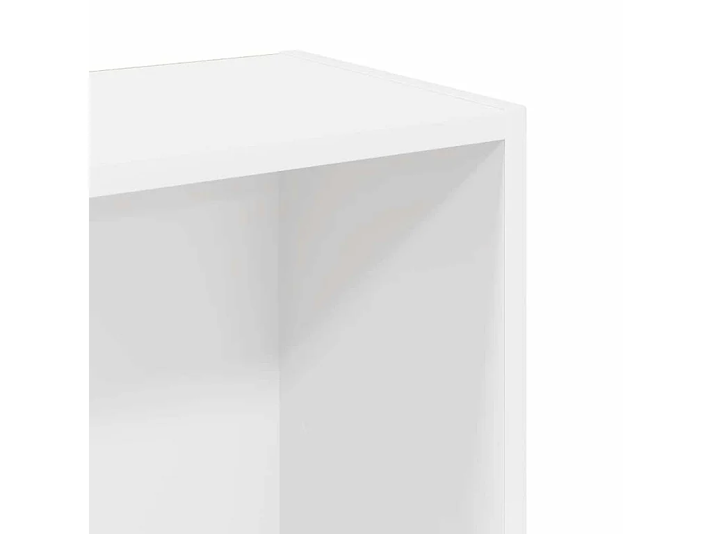 Libreria Bianca 80x24x109 cm in Legno Multistrato