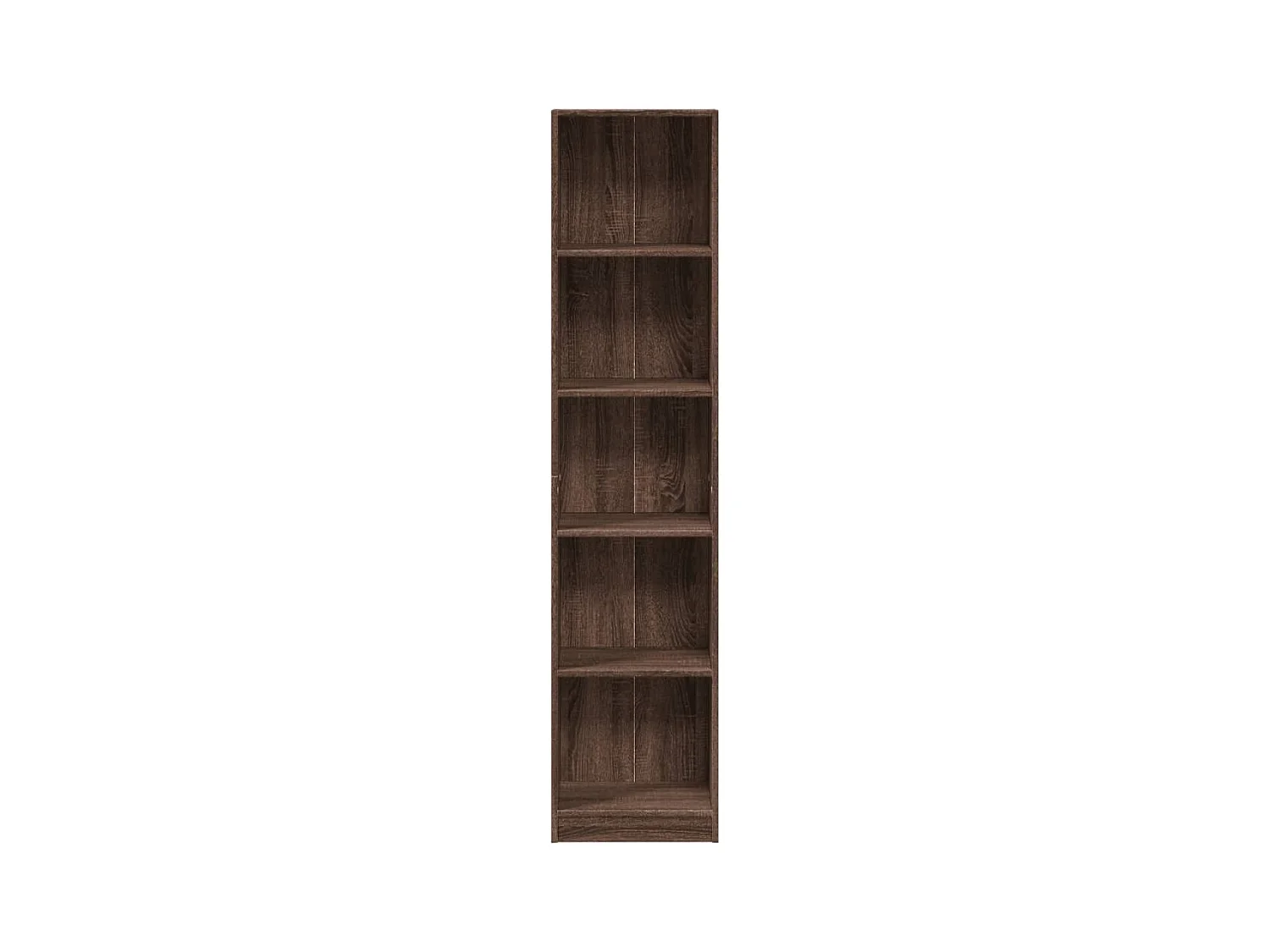 Libreria Rovere Marrone 40x24x176 cm in Legno Multistrato