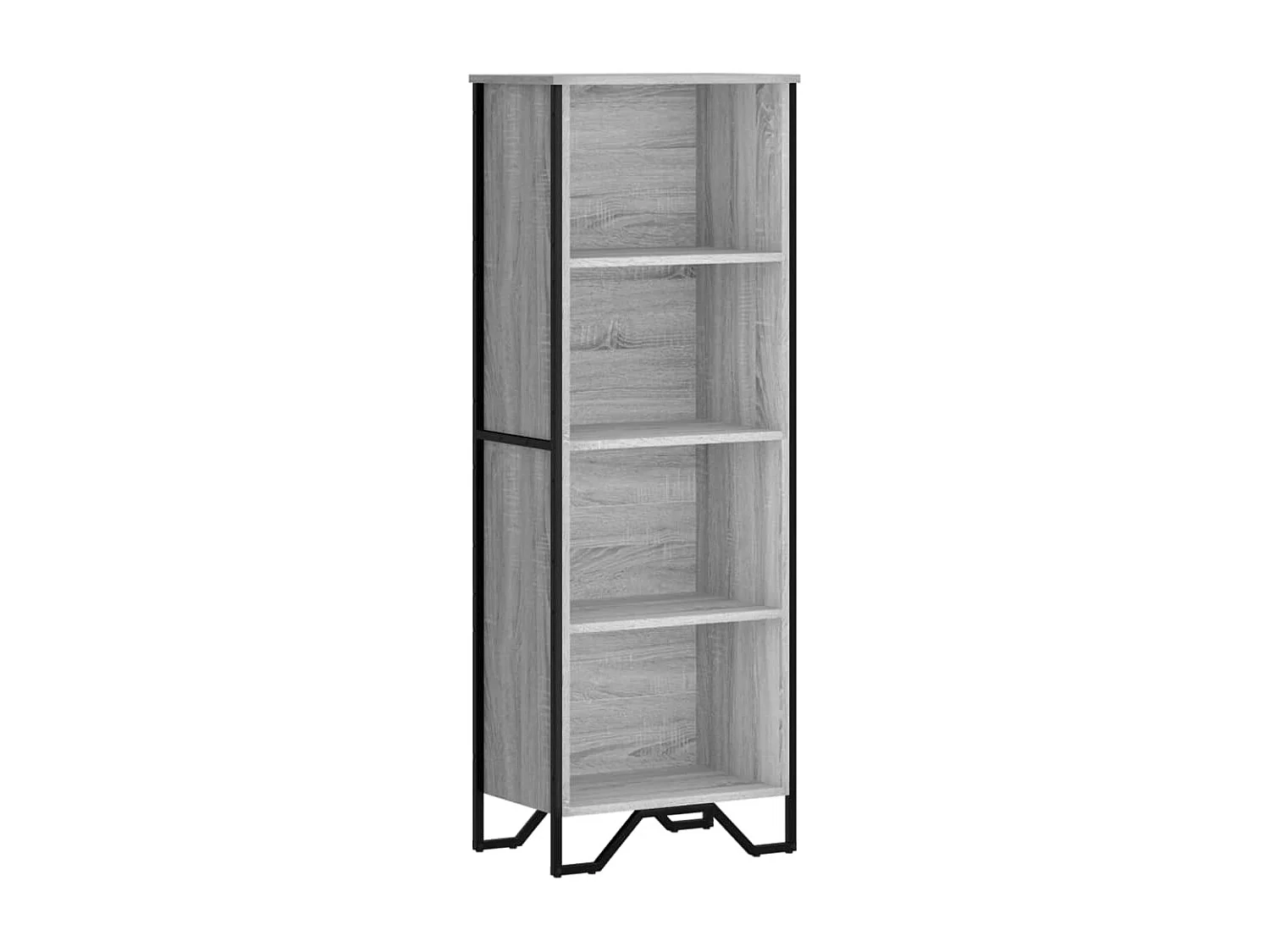 Bücherregal Grau Sonoma 50x31x137,5 cm Holzwerkstoff