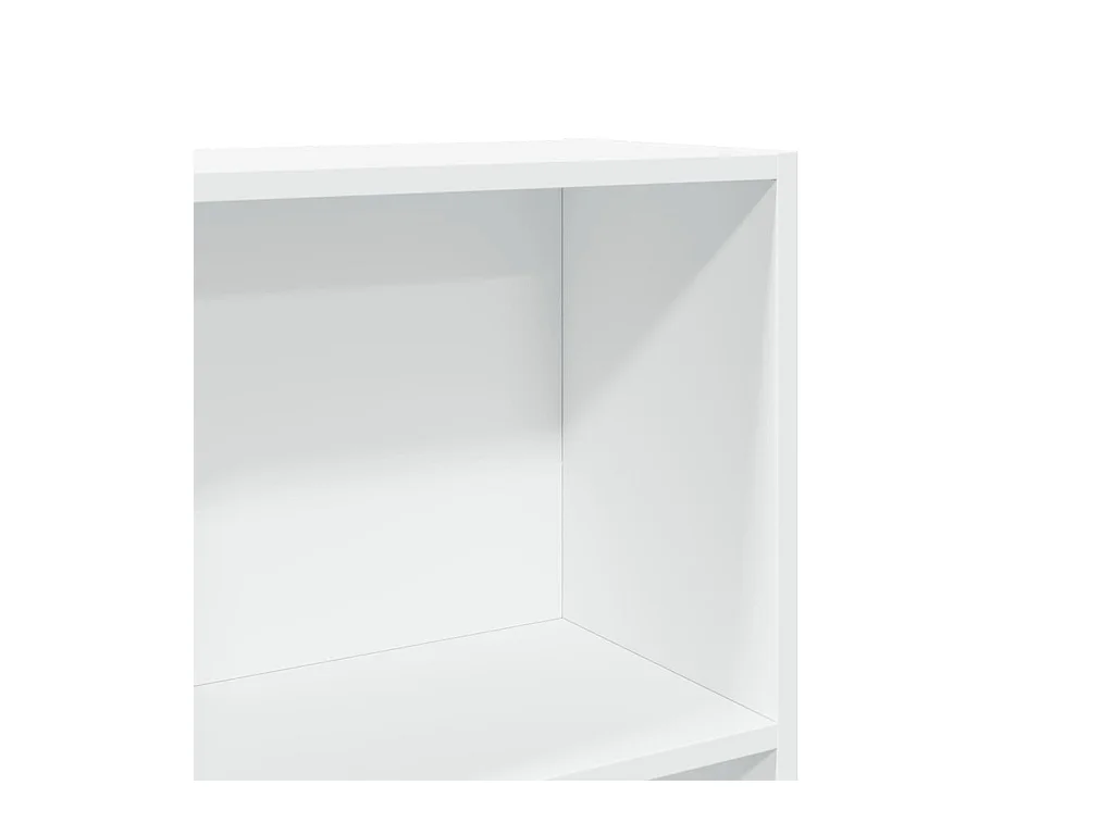 Bücherregal Weiß 60x24x143 cm Holzwerkstoff