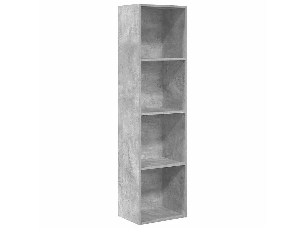 Libreria Grigio Cemento 40x30x152 cm in Legno Multistrato