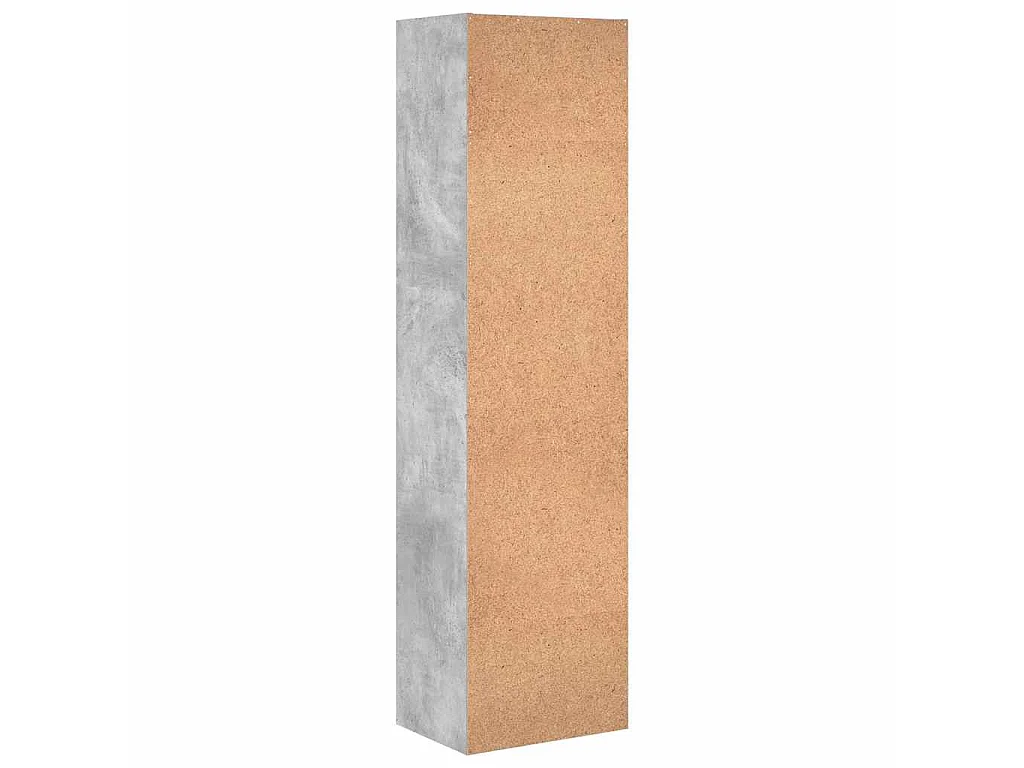 Libreria Grigio Cemento 40x30x152 cm in Legno Multistrato