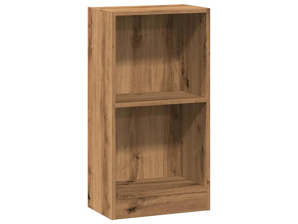 Bibliothèque chêne artisanal 40x24x76 cm bois d'ingénierie