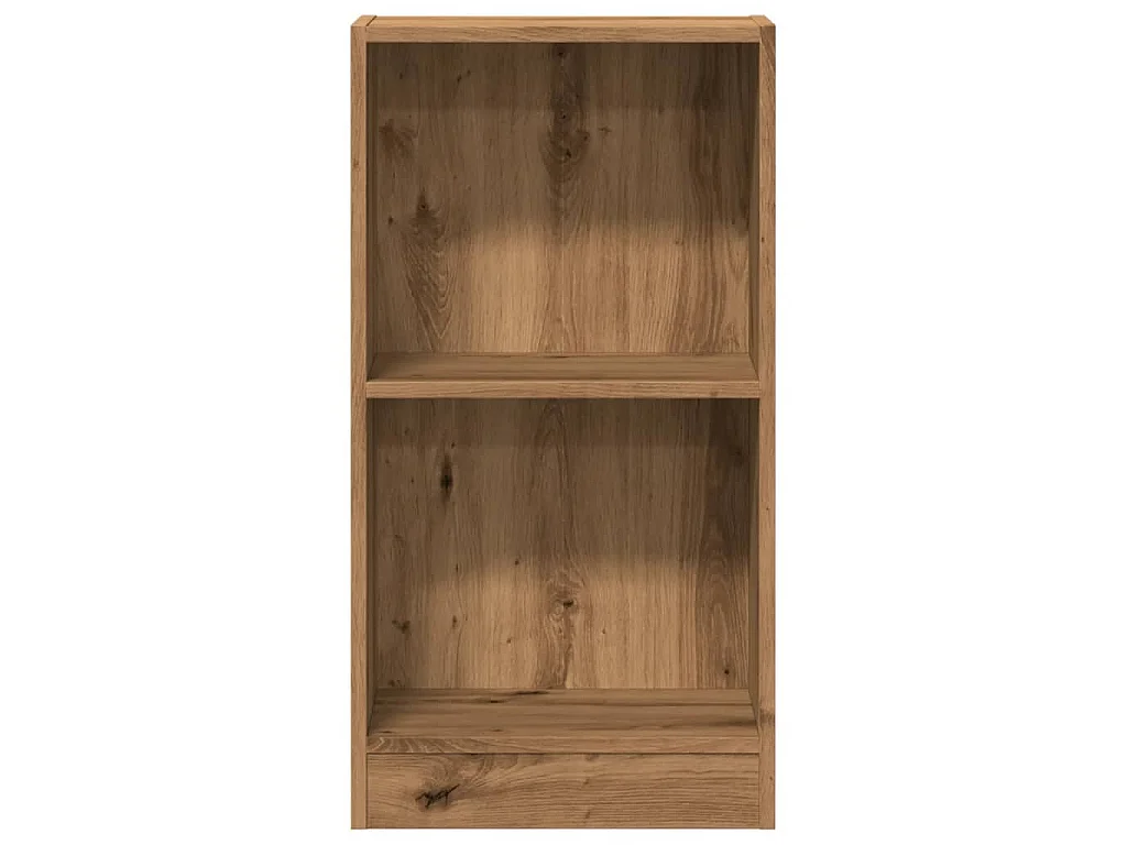Bibliothèque chêne artisanal 40x24x76 cm bois d'ingénierie