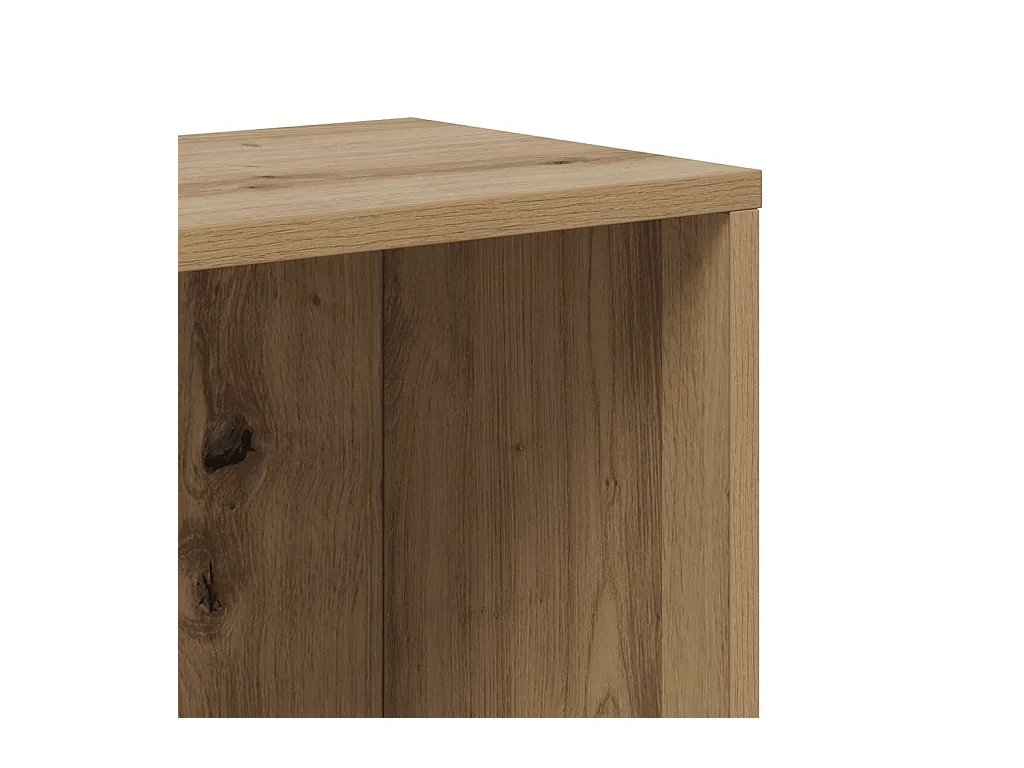 Bibliothèque Artisan Chêne 67x24x161 cm Bois d'ingénierie