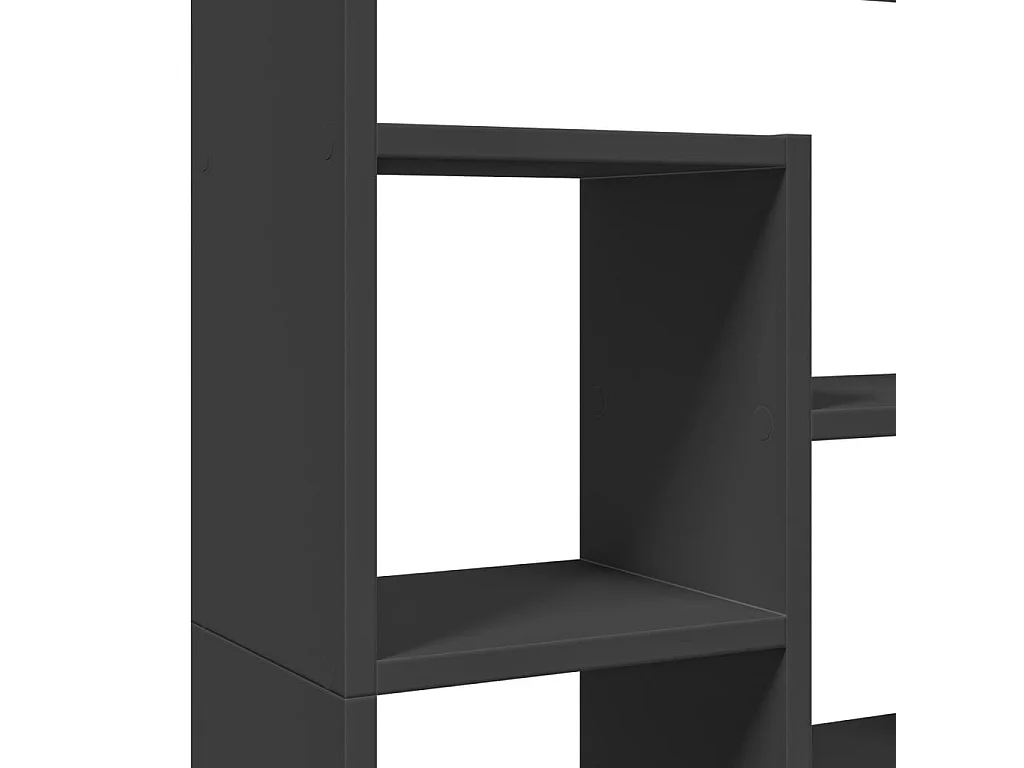 Estante 72x20x120 cm derivados de madeira preto