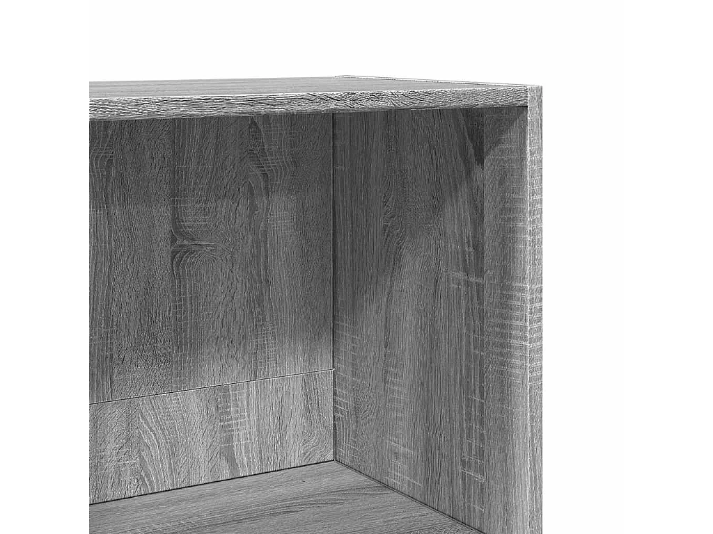 Bibliothèque sonoma gris 60x30x114 cm bois d'ingénierie