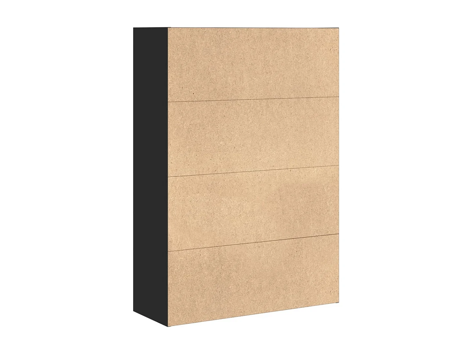 Estante 80x30x114 cm derivados de madeira preto