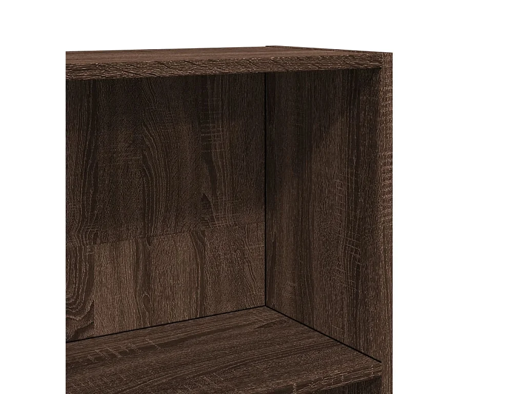 Estante 60x24x176 cm derivados de madeira carvalho castanho