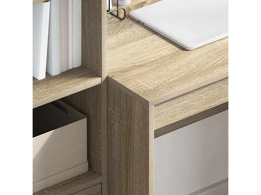 Scrivania con cassetto 2 pcs Rovere Sonoma