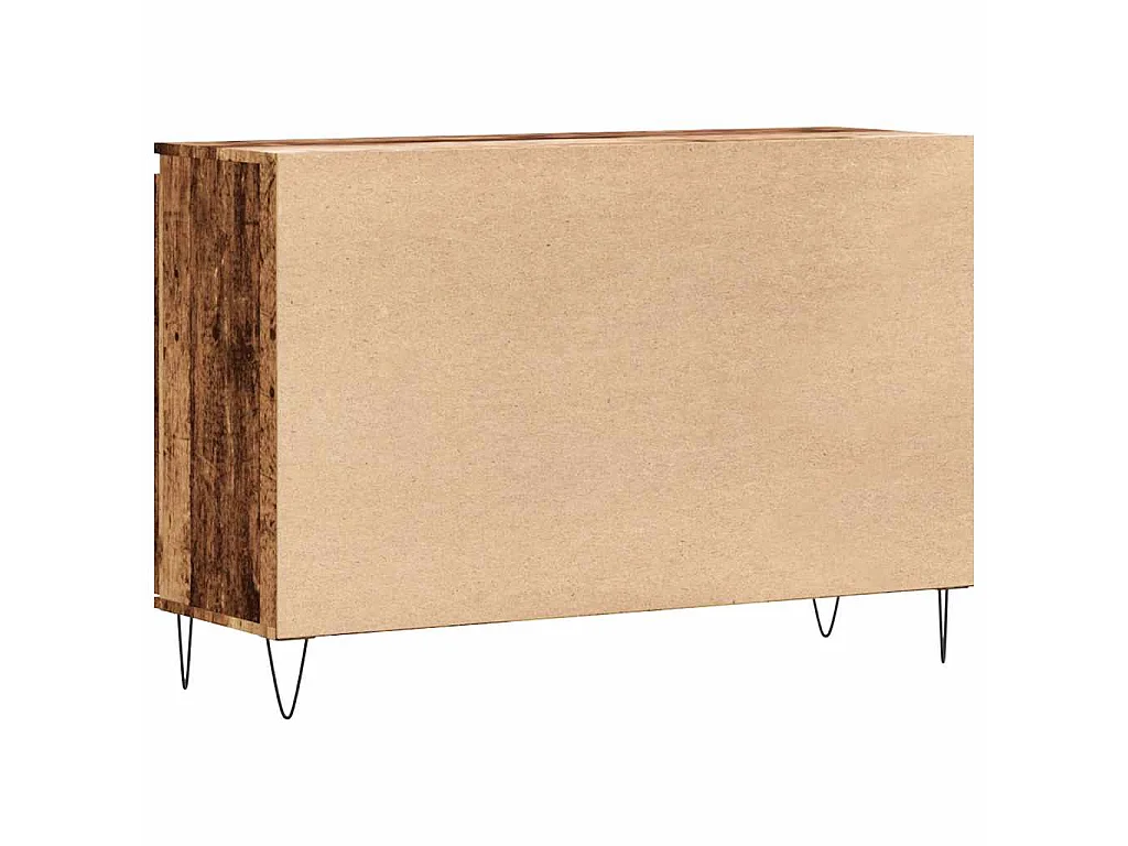 Buffet vieux bois 101,5x35x70 cm bois d’ingénierie