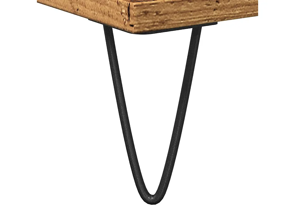 Buffet vieux bois 101,5x35x70 cm bois d’ingénierie