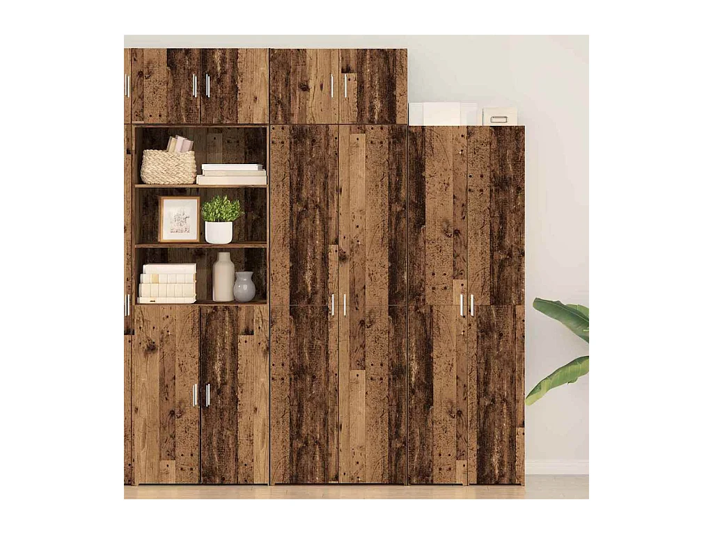 Armoire de rangement Bois ancien 70 x 42,5 x 225 cm