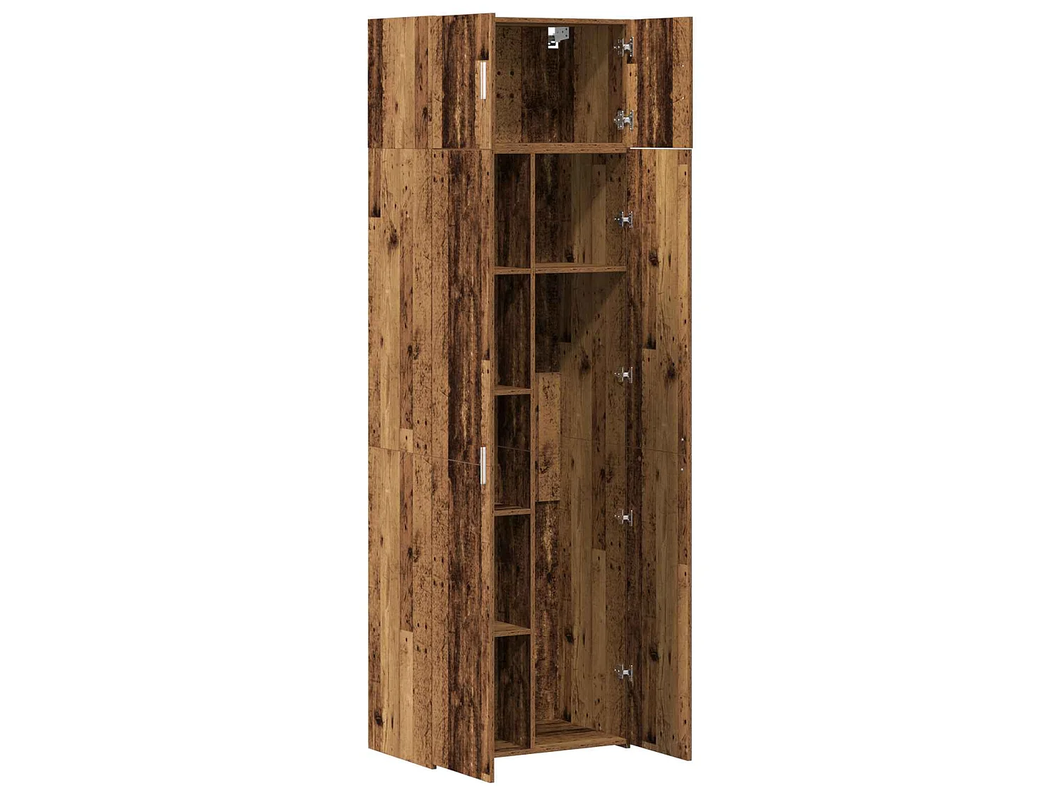 Armadio 2 pz Legno vecchio 70 x 42,5 x 185 cm