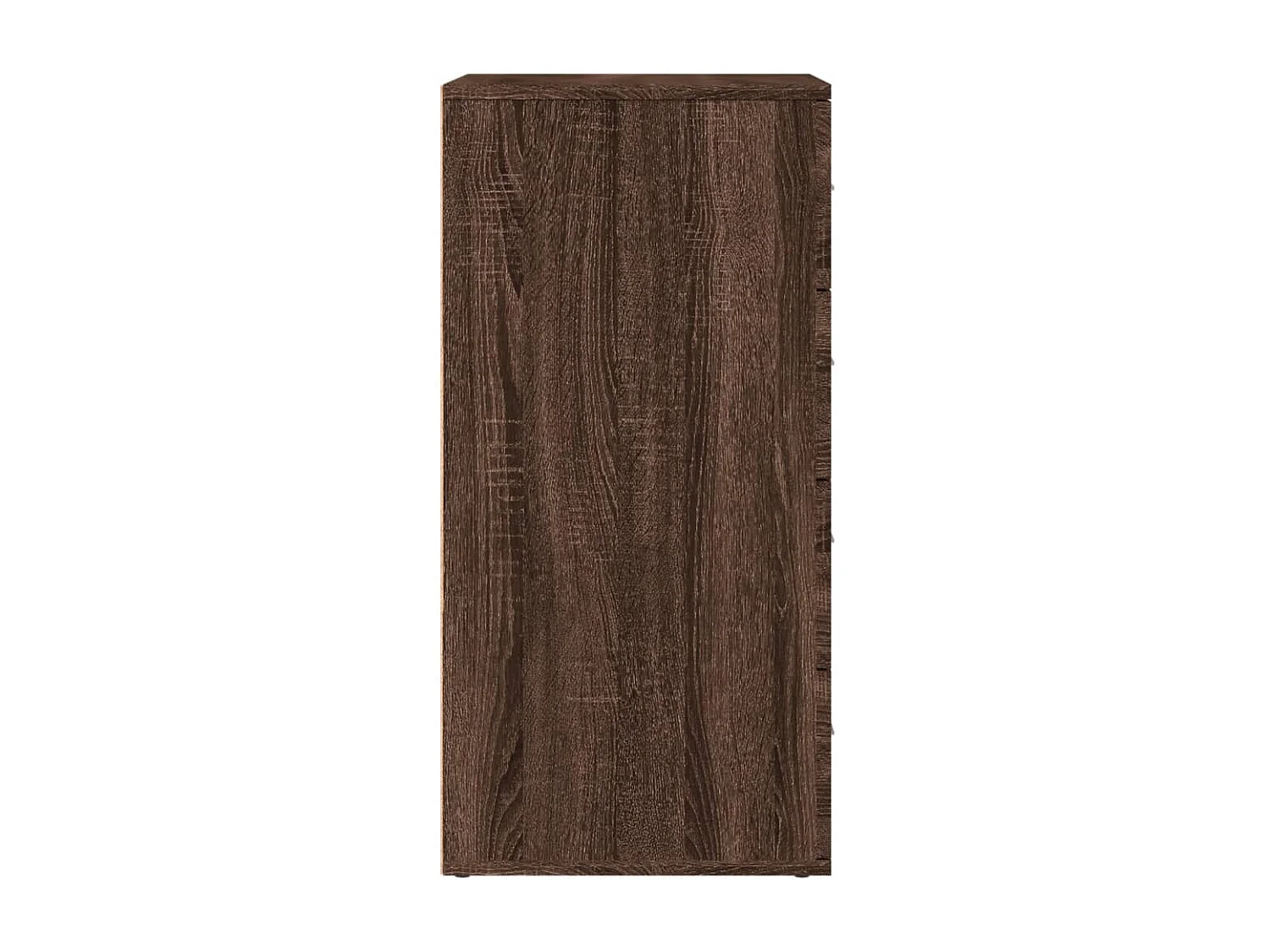 Buffet chêne marron 60x39x80 cm bois d'ingénierie