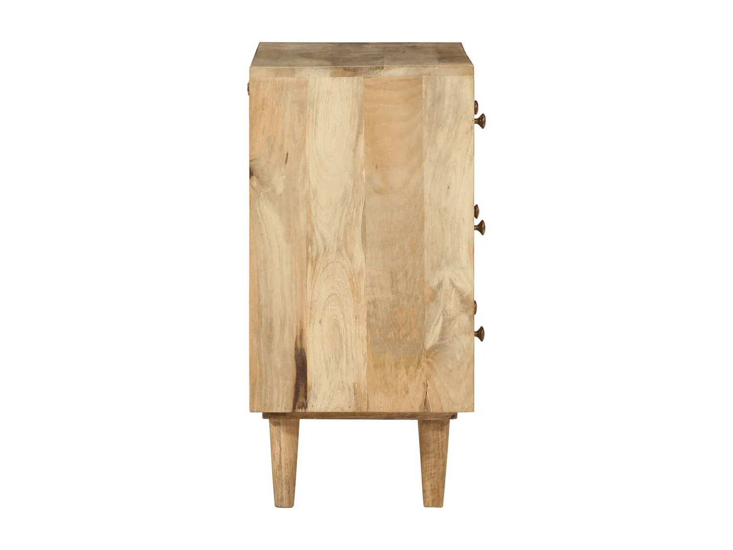 Ladekast 70x35x70 cm massief mangohout