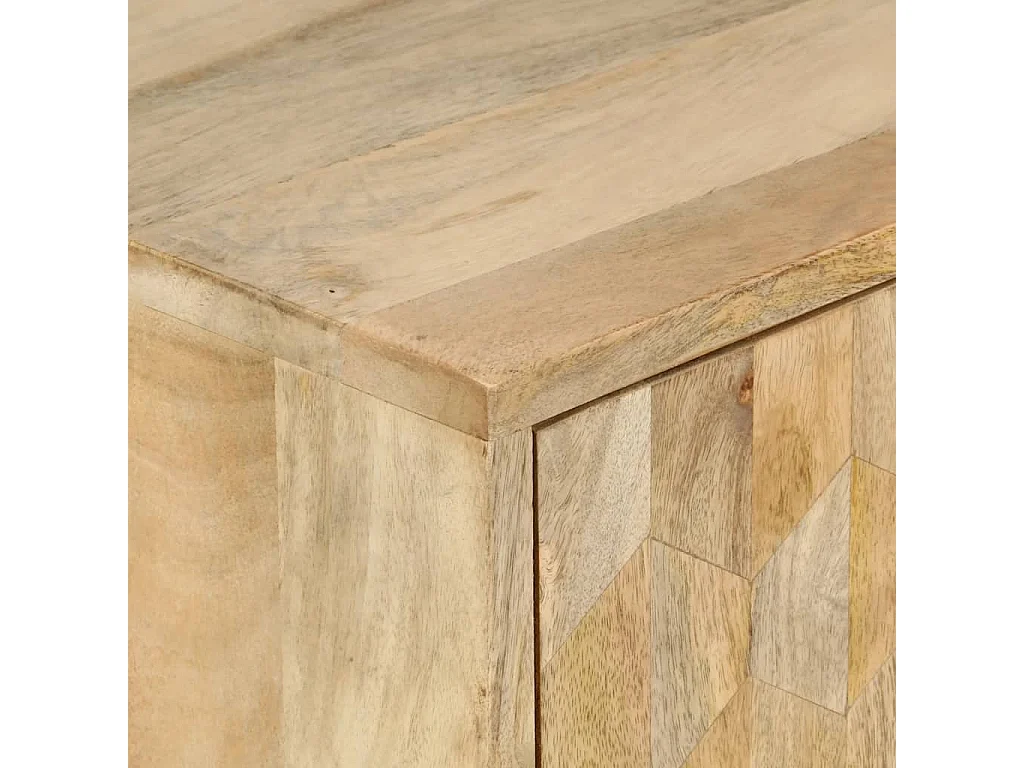 Ladekast 70x35x70 cm massief mangohout